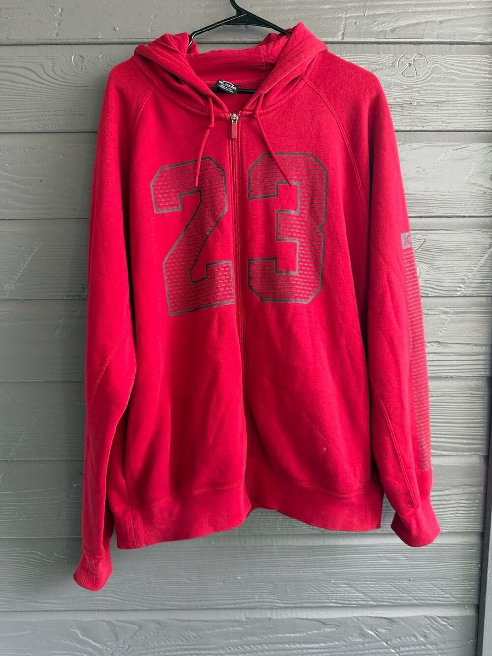 Air Jordan 23 Full Zip Hoodie Red